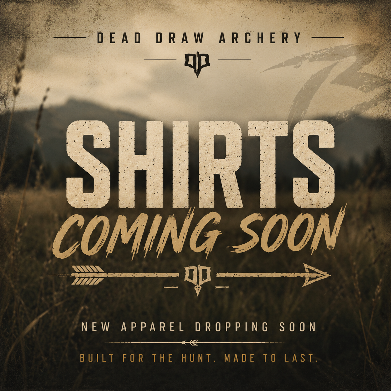 Dead Draw Archery Shirts — Coming Soon